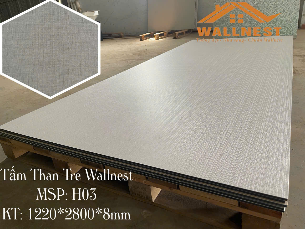 Tấm than tre Wallnest H03 - Ảnh 2