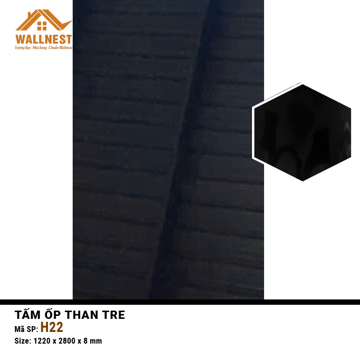 Tấm than tre Wallnest H22