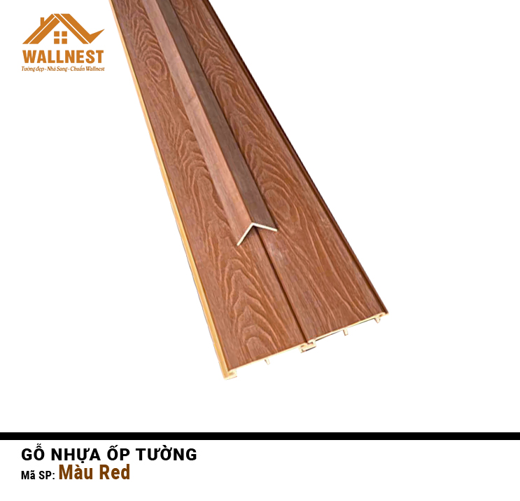 Tấm gỗ nhựa màu Red