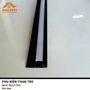 Nẹp H đen_8mm